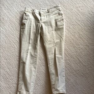 LOFT Straight Leg Pants in Beige